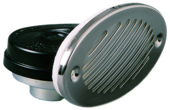 Foto - FLUSH MOUNT HORN, 12 V, S/S