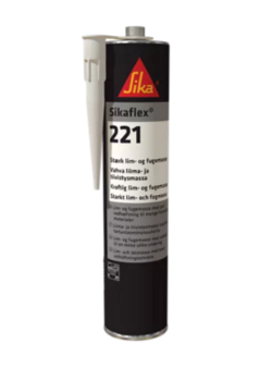 Foto - SIKAFLEX 221I, STEEL WHITE, 300 ML