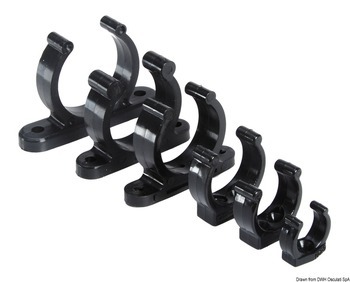 Foto - PLASTIC SPRING CLIP, BLACK, 35 mm