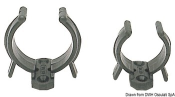 Foto - NYLON SPRING CLIP, BLACK, 27/35 mm