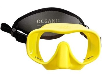 Foto - DIVING MASK- OCEANIC MINI SHADOW, YELLOW NEO STRAP