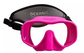 Foto - DIVING MASK- OCEANIC MINI SHADOW, PINK NEO STRAP