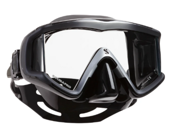 Foto - DIVING MASK- SCUBAPRO CRYSTAL VU, SILVER/BLACK