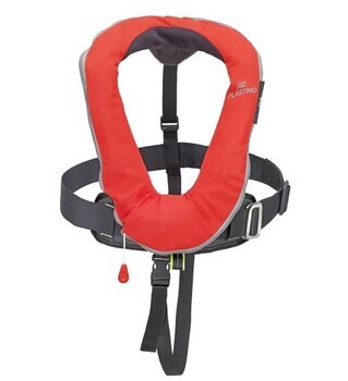 Foto - SELF-INFLATABLE LIFEJACKET FOR CHILDREN- PLASTIMO JUNIOR EVO 165 N, AUTOMATIC, RED