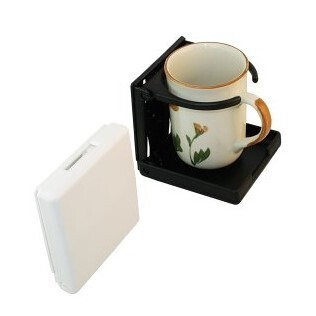 Foto - GLASS HOLDER, FOLDABLE, PLASTIC, WHITE