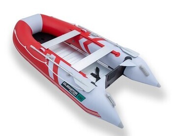 Foto - INFLATABLE BOAT- GLADIATOR B370AL, RED/WHITE