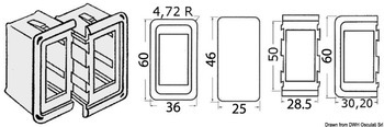 Foto - BEZEL FOR SWITCH, CENTRAL INSERT