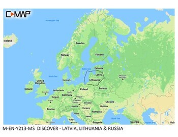 Foto - ELECTRONIC NAVIGATION CHART DISCOVER- LATVIA, LITHUANIA & RUSSIA
