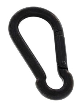 Foto - SNAP HOOK, A4, 8 x 80 mm, DULL BLACK