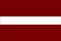 Foto - FLAG OF LATVIA, 25 x 50 cm