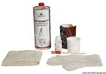 Foto - REPAIR KIT POLYESTER, LEVANTE, 0,8 l