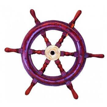 Foto - DECORATIVE SHIP`S WHEEL, 40 cm