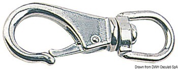 Foto - SNAP HOOK WITH SWIVEL, 69 mm