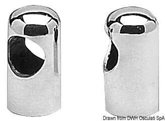 Foto - RAIL SUPPORT FITTING, 25 mm, S/S