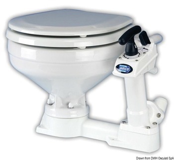 Foto - HAND TOILET, JABSCO COMPACT, 345 mm