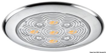 Foto - CEILING LIGHT, W/ 5 LEDs, WHITE